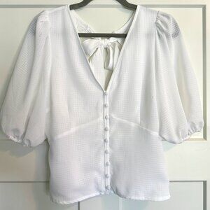 White Abercrombie & Fitch Blouse
